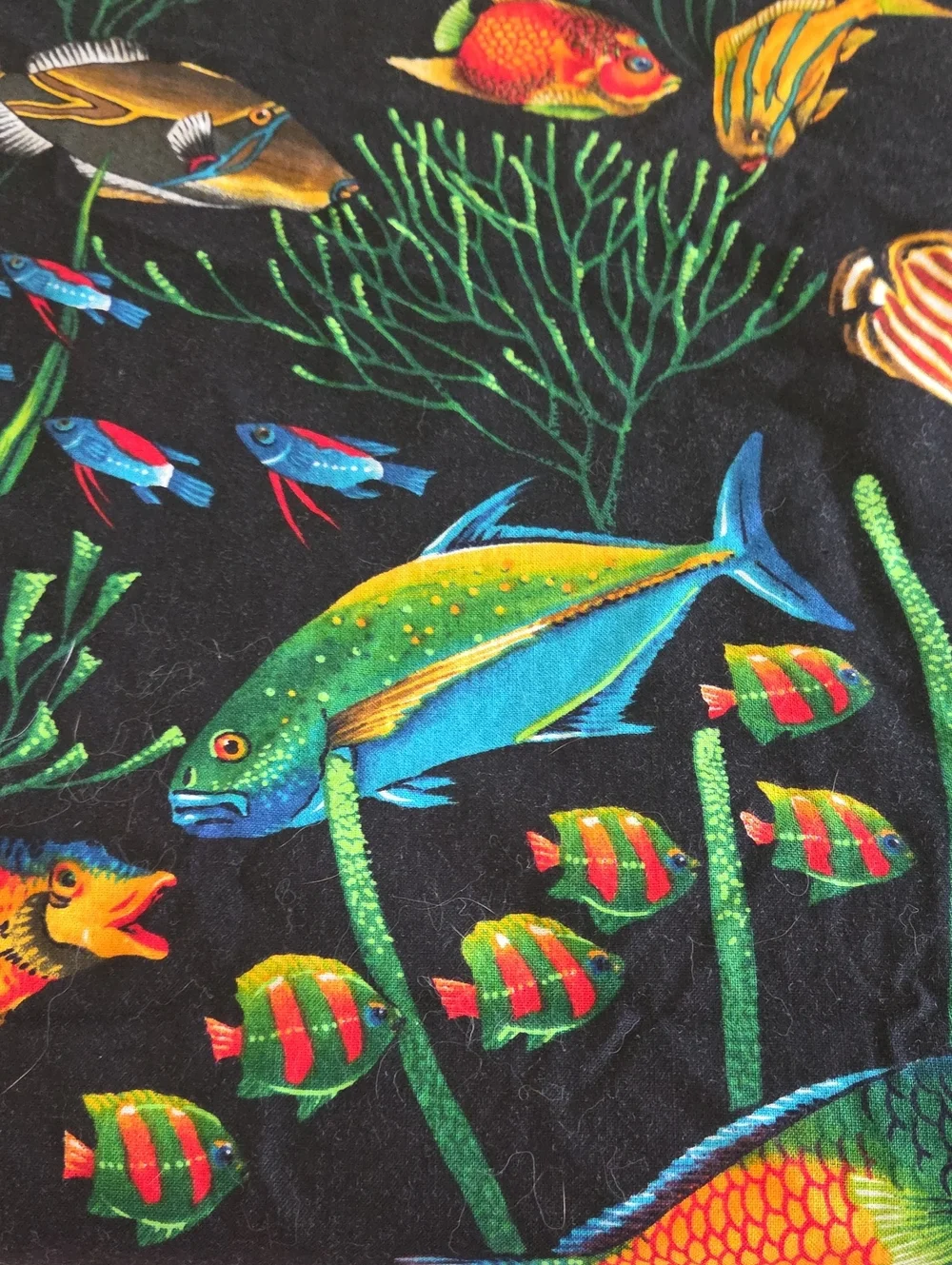 The Alexander Henry Collection Multi Colors FISHIES Marine Life 1.53 Yards